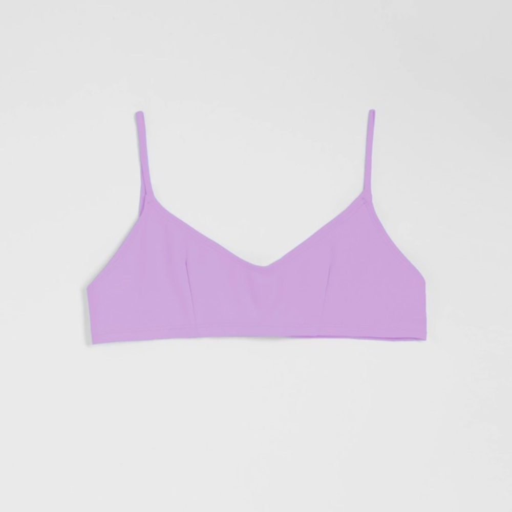 Nu Swim Stas Bikini top in Lilac